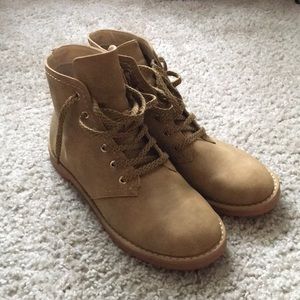 Tan ankle boots